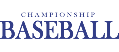 Championship Baseball logo for Commodore 64
